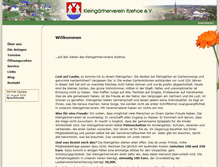 Tablet Screenshot of kleingaertnerverein-itzehoe.de
